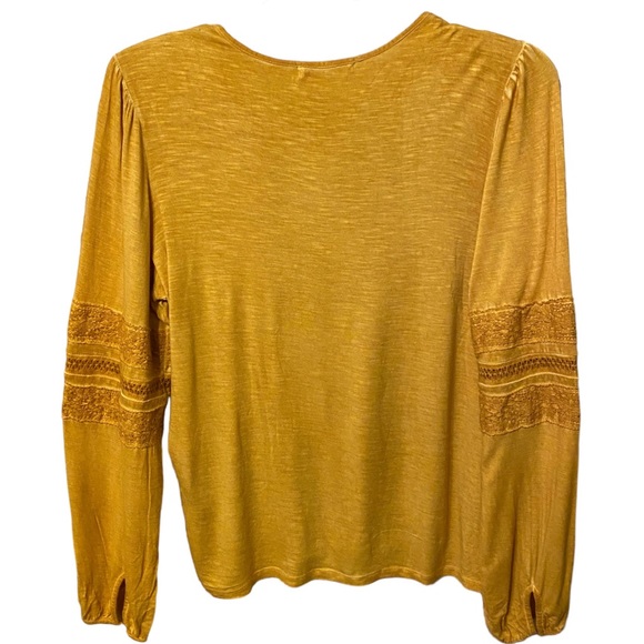 Max Jeans long sleeve mustard blouse - Picture 2 of 8